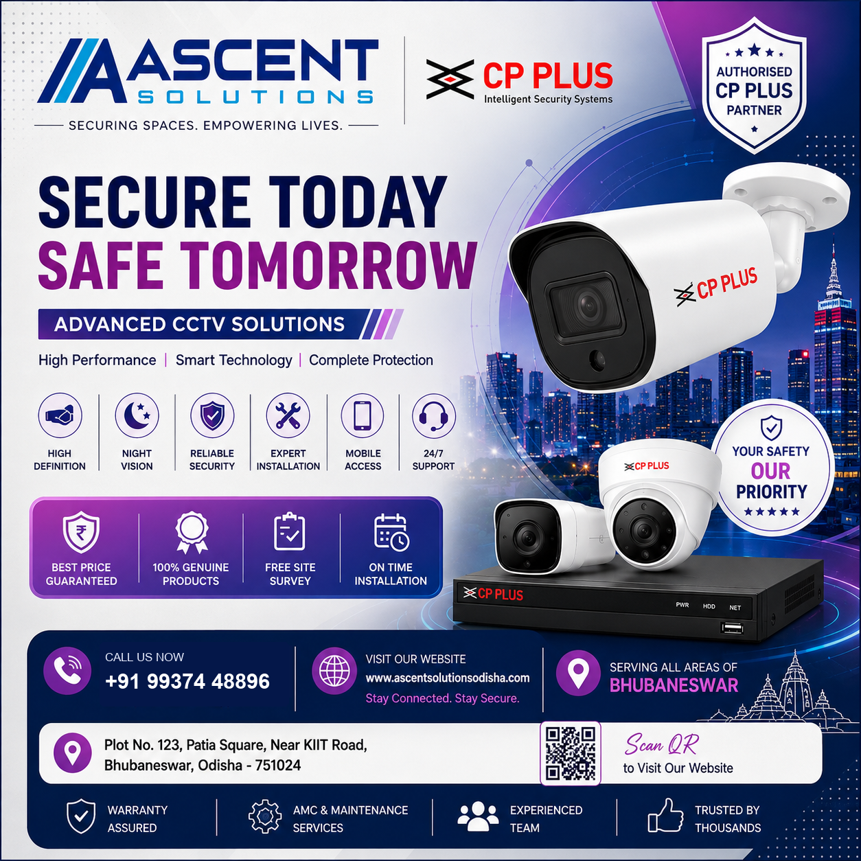 Ascent Solutions CCTV security solutions banner
